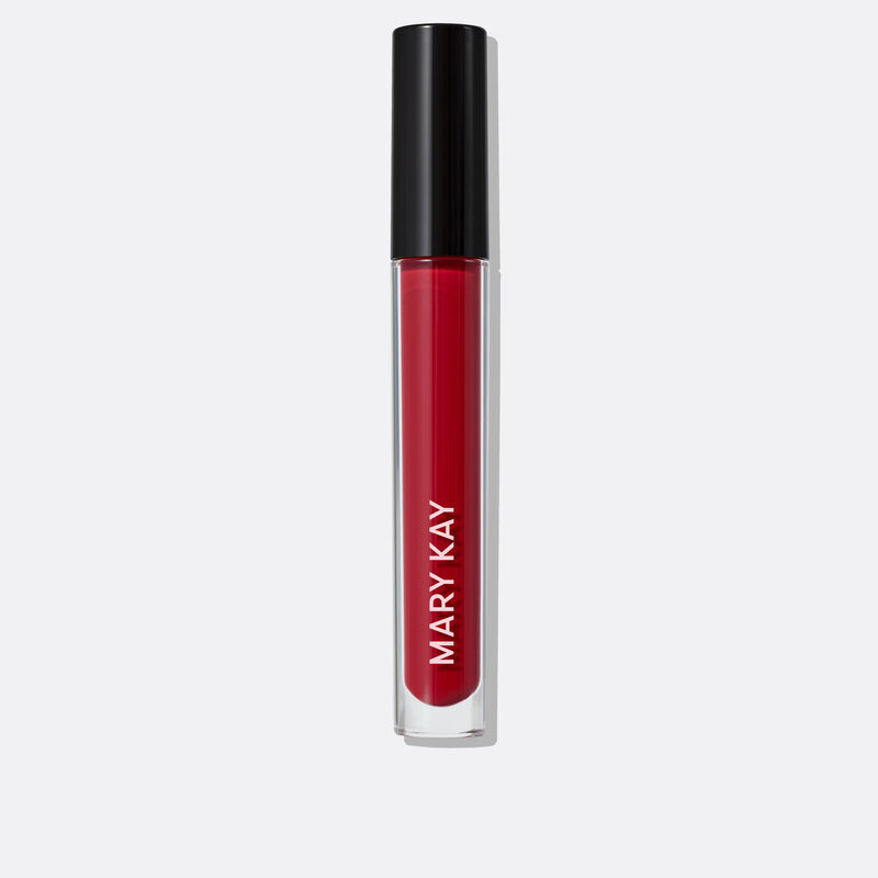 Cherry Red lip gloss tube with cap closed on a white background. image number null