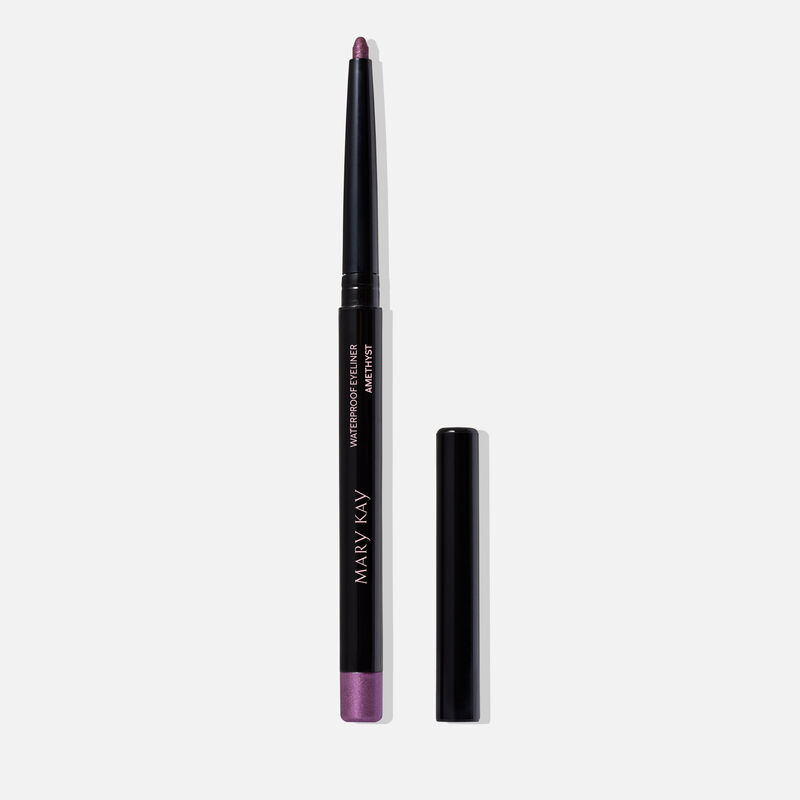 Special-edition Mary Kay Waterproof Eyeliner in shade Amethyst standing on its base image number null