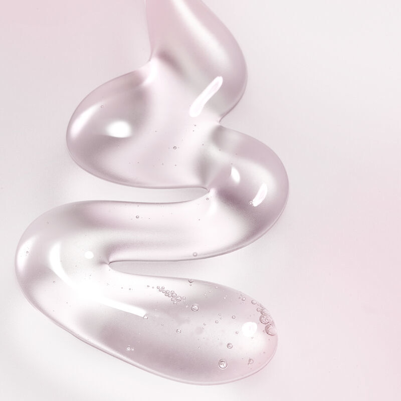 Product rub of Mary Kay Mattifying Cleanser against light pink background