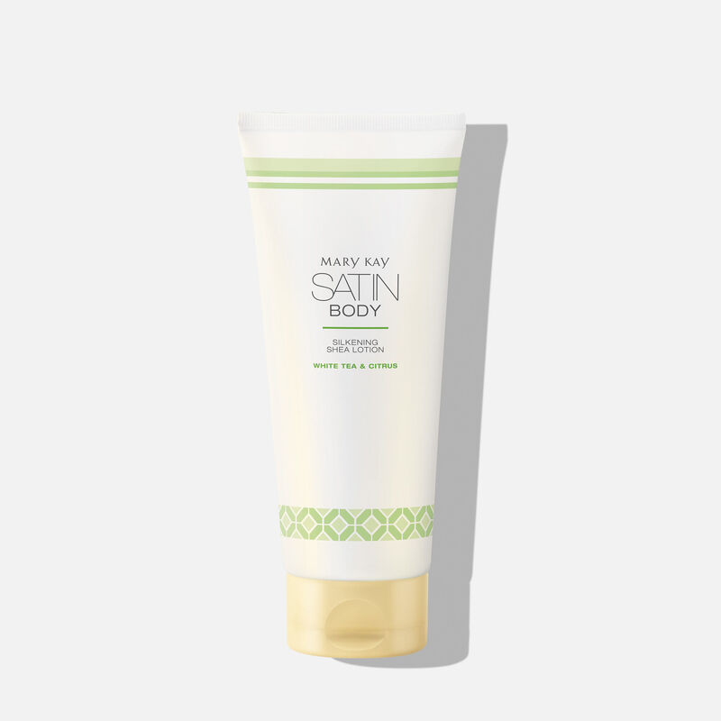 Tube of Satin Body Silkening Shea Lotion from Mary Kay