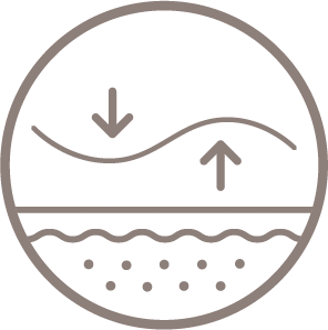 Illustration of skin firmness