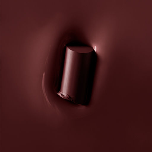 Texture rub of Mary Kay Supreme Hydrating Lipstick in shade Black Cherry